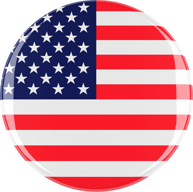 USA 3D Button